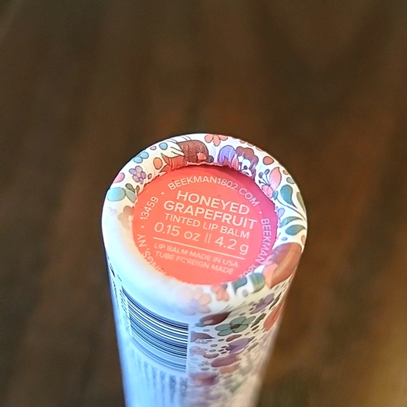 3 PK BEEKMAN 1802 Lip Balm 0.15 fl oz HONEYED GRAPEFRUIT SHEER TINTED - Picture 3 of 4
